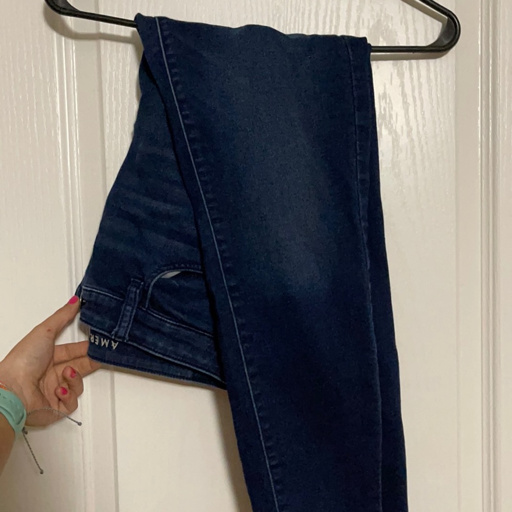 dark american eagle jeans
